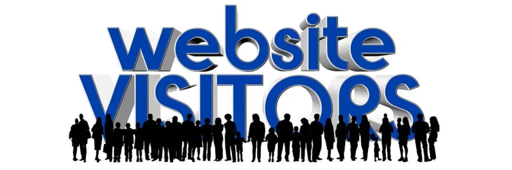 This is the number of people that visit your website 