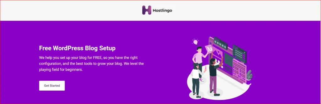 This is A Free WordPress Blog Setup By Hostlingo for anyone who buys its domain and hosting plan from them.