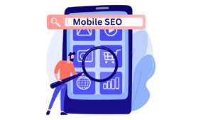 Image Showing Mobile SEO