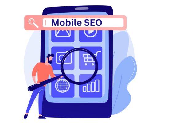 Image Showing Mobile SEO